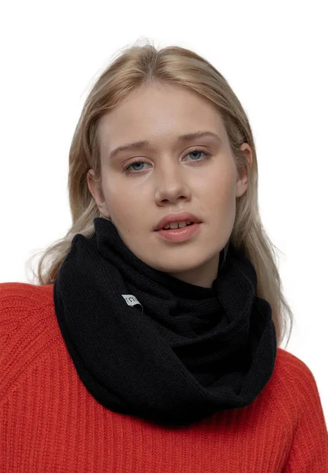 marlowe nature Mima Schlauchschal black ardesia Wolle