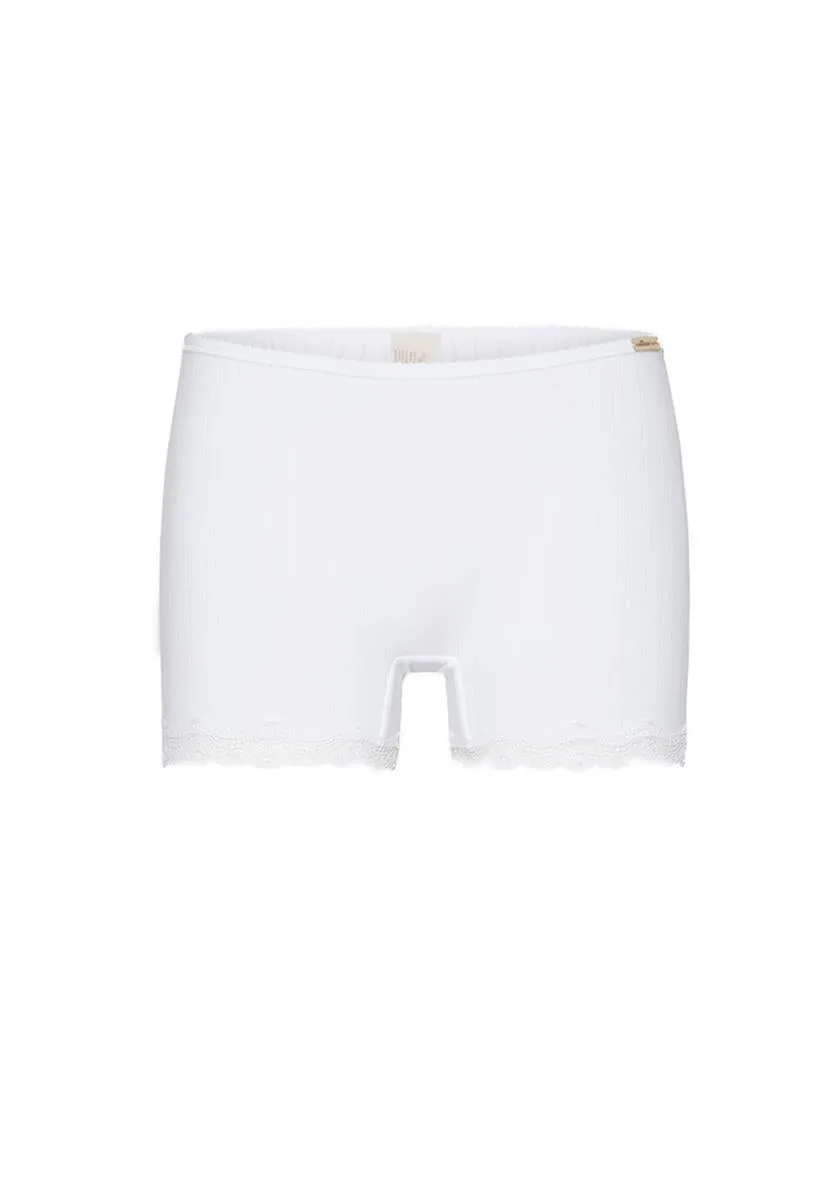 marlowe nature Panty Unterhose Bio-Baumwolle schwarz Spitze