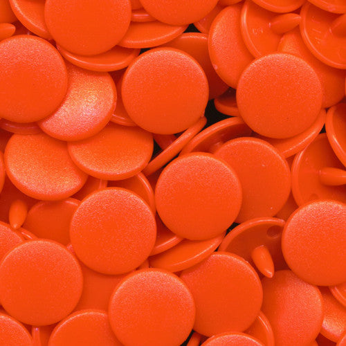 Kam Plastic Snaps Druckknöpfe B52 Dunkelorange Gr.16 50 Sets