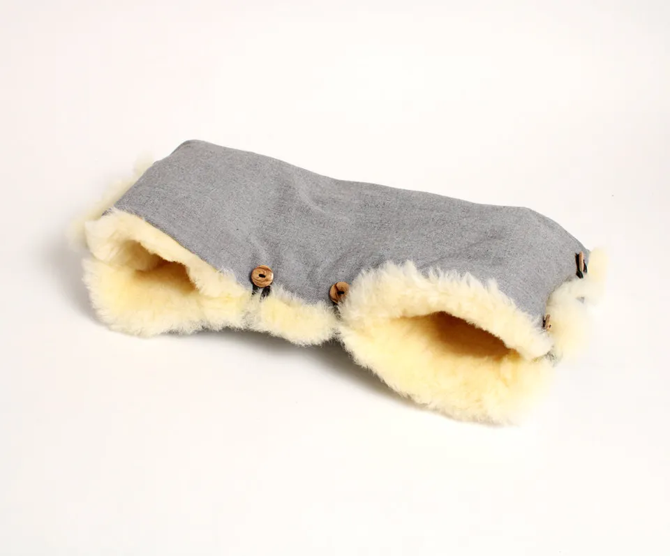 Naturkind Lammfell-Muff Kinderwagen Alpen-Lammfell