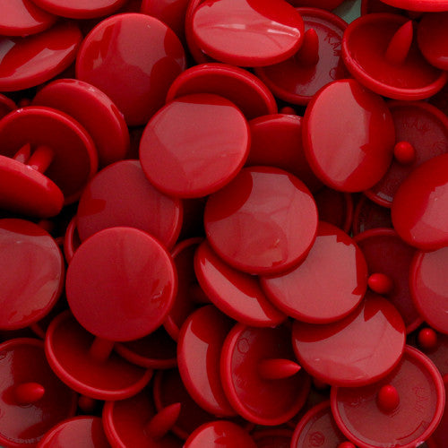 Kam Snaps D317 Chili Druckknöpfe Gr. 20 glänzend 50 Sets