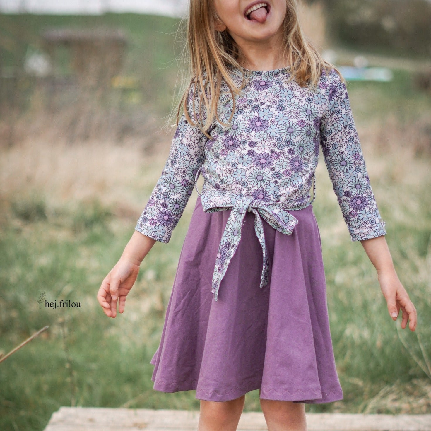 Moeve Design Solène Kleid Schnittmuster Kinder 86-164 Jersey