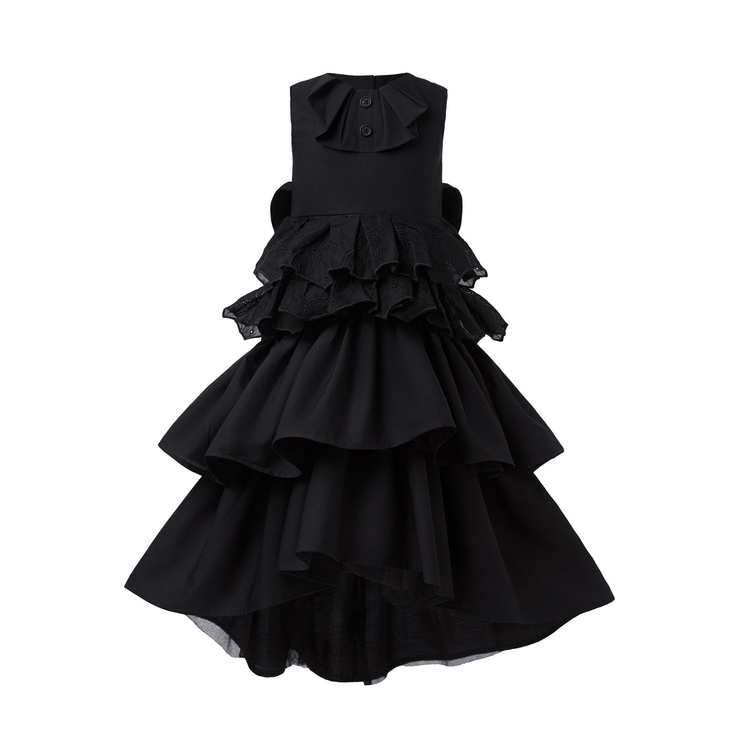 Infantium Victoria Spiderweb Kleid schwarz 68 Spitze Baumwolle