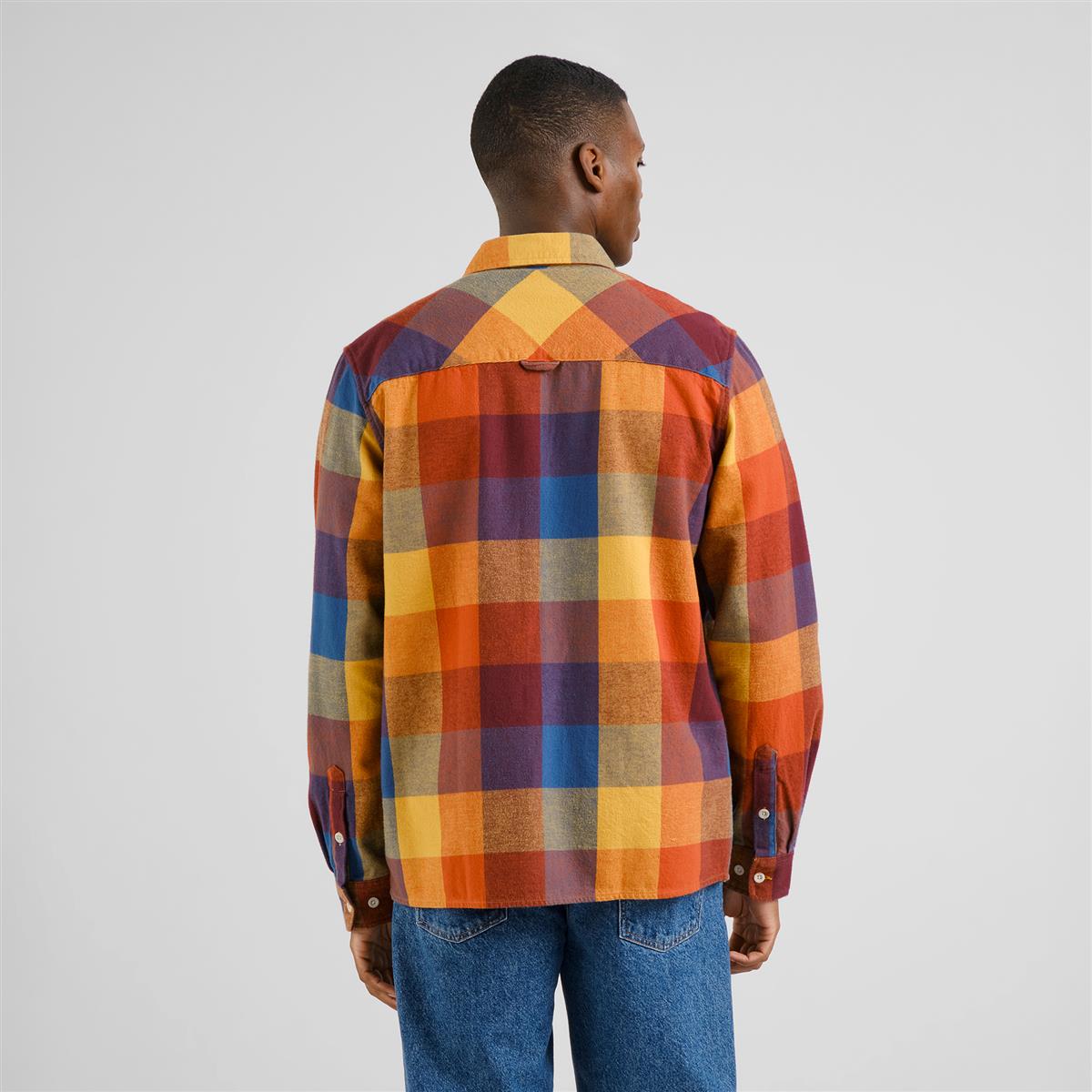 Dedicated Rute Flannel Herrenhemd multi color Karo