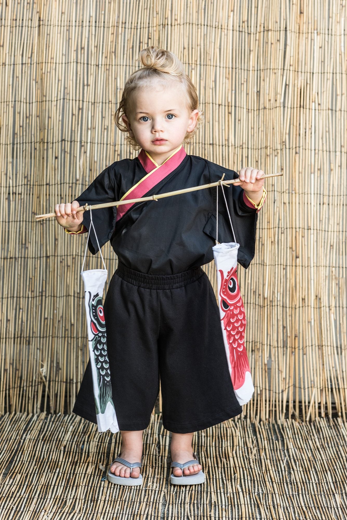 Infantium Victoria Kimono Body Schwarz 68 Bio-Baumwolle