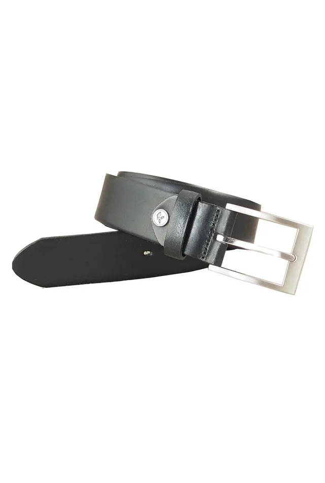 marlowe nature Marc Ledergürtel schwarz GB 10 black L/105 cm