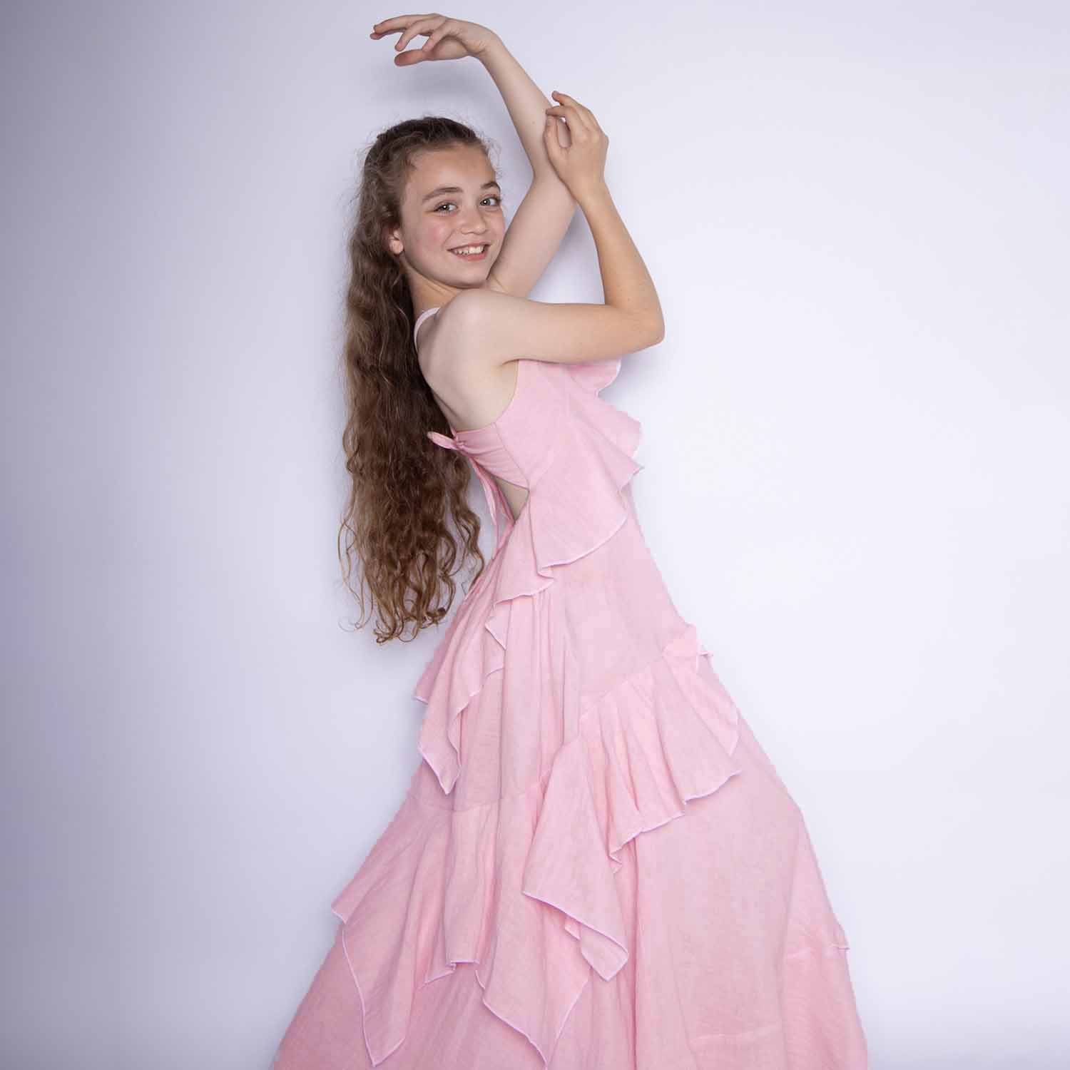 Infantium Victoria Dresses Light Pink Flower Girls Dress Kleid rosa Bio 116