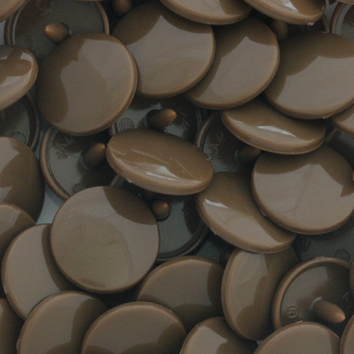 Kam Snaps Plastic Snaps D303 Druckknöpfe Milchschokolade 1000 Sets