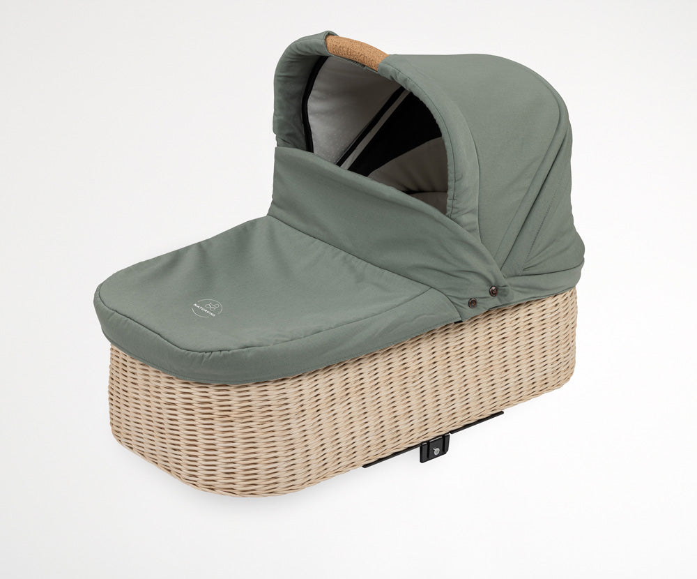 Naturkind Babykorb geflochten Cord Cognac für Ida
