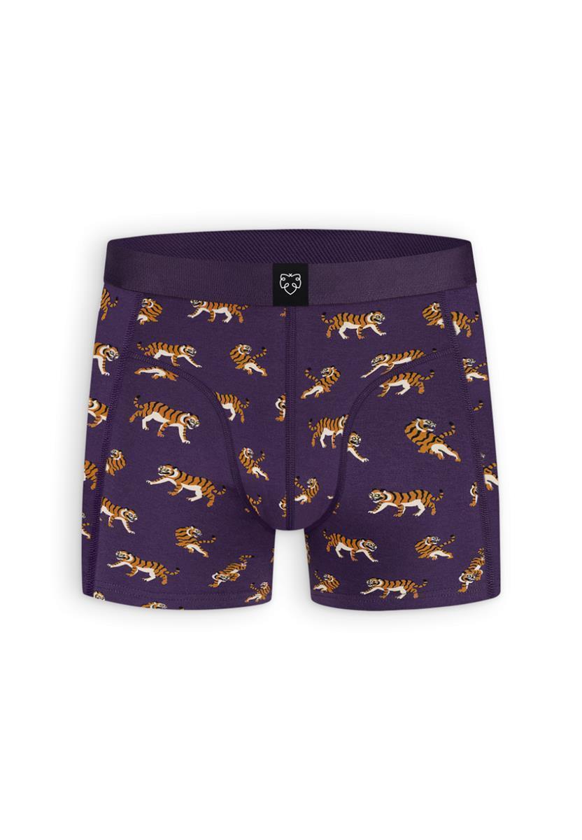 marlowe nature Boxer Brief Unterhose black trouts M Bio-Print