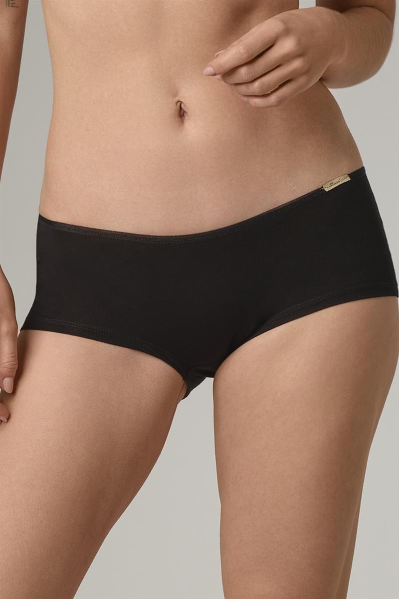 marlowe nature Wäsche Damen Panty Jazz Pants schwarz 40 Bio-Baumwolle