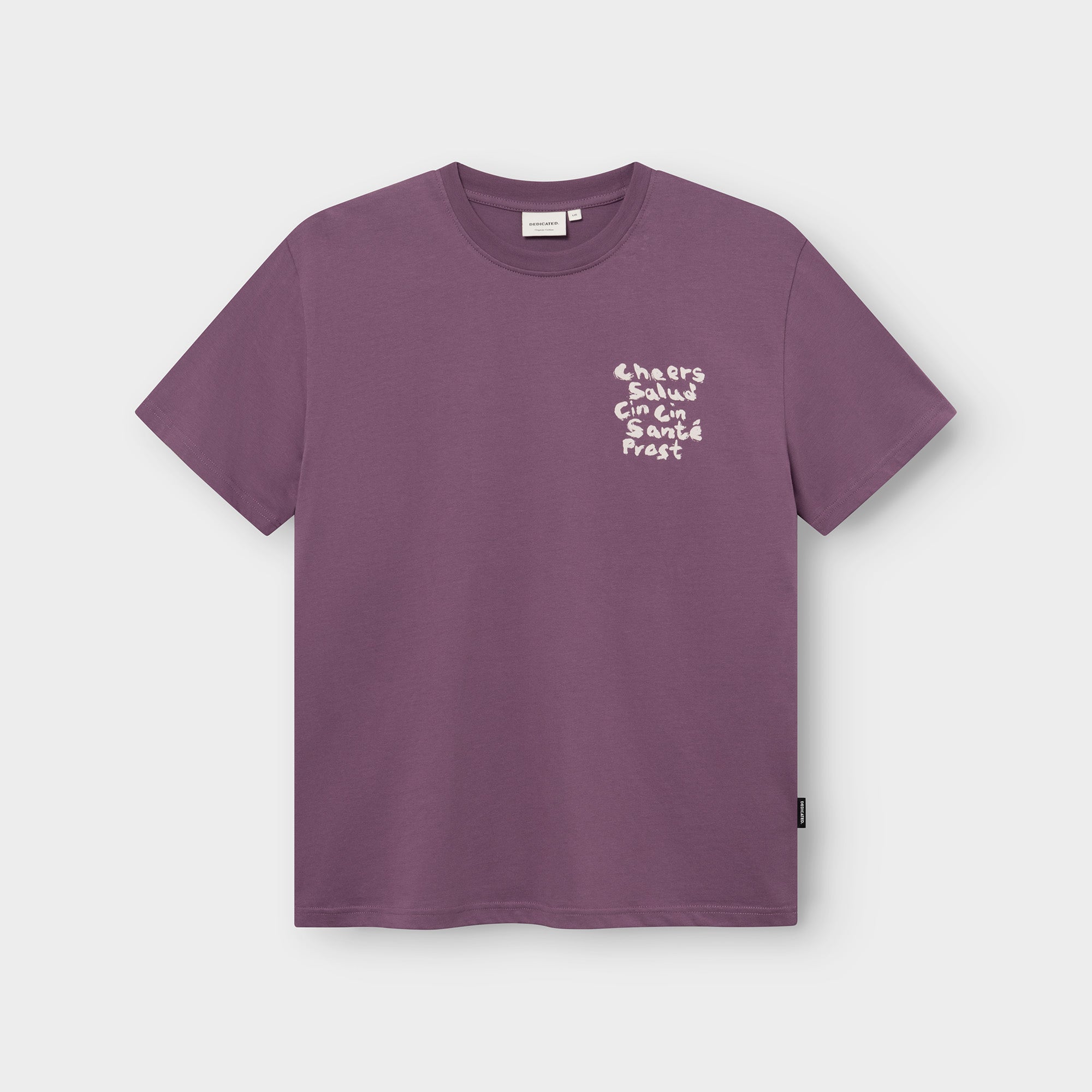 Marlowe Nature Stockholm Cheers T-Shirt berry Bio-Baumwolle