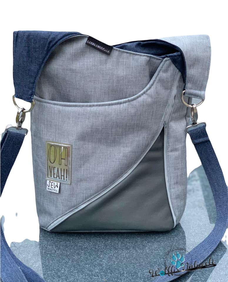 Schnittrebell Jinny Tasche Ebook 2 Grössen Reissverschluss