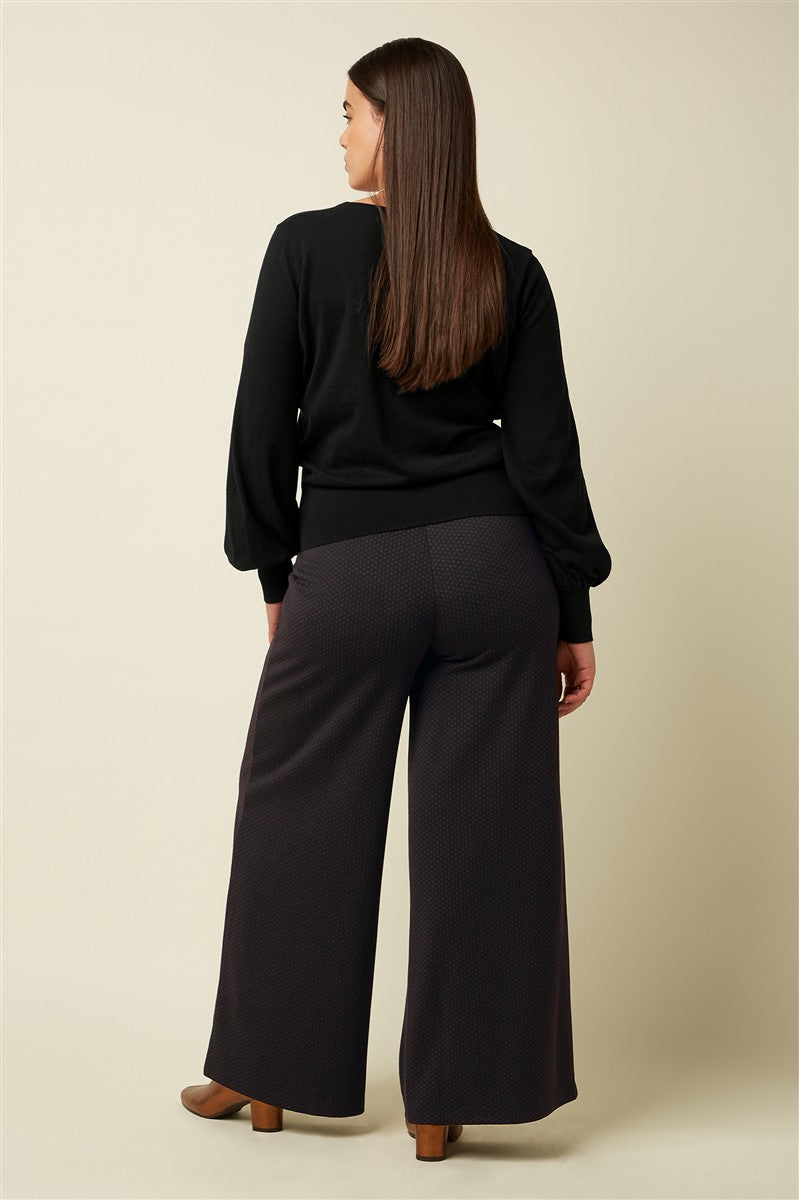marlowe nature Bell Top Club Pullover schwarz Bio