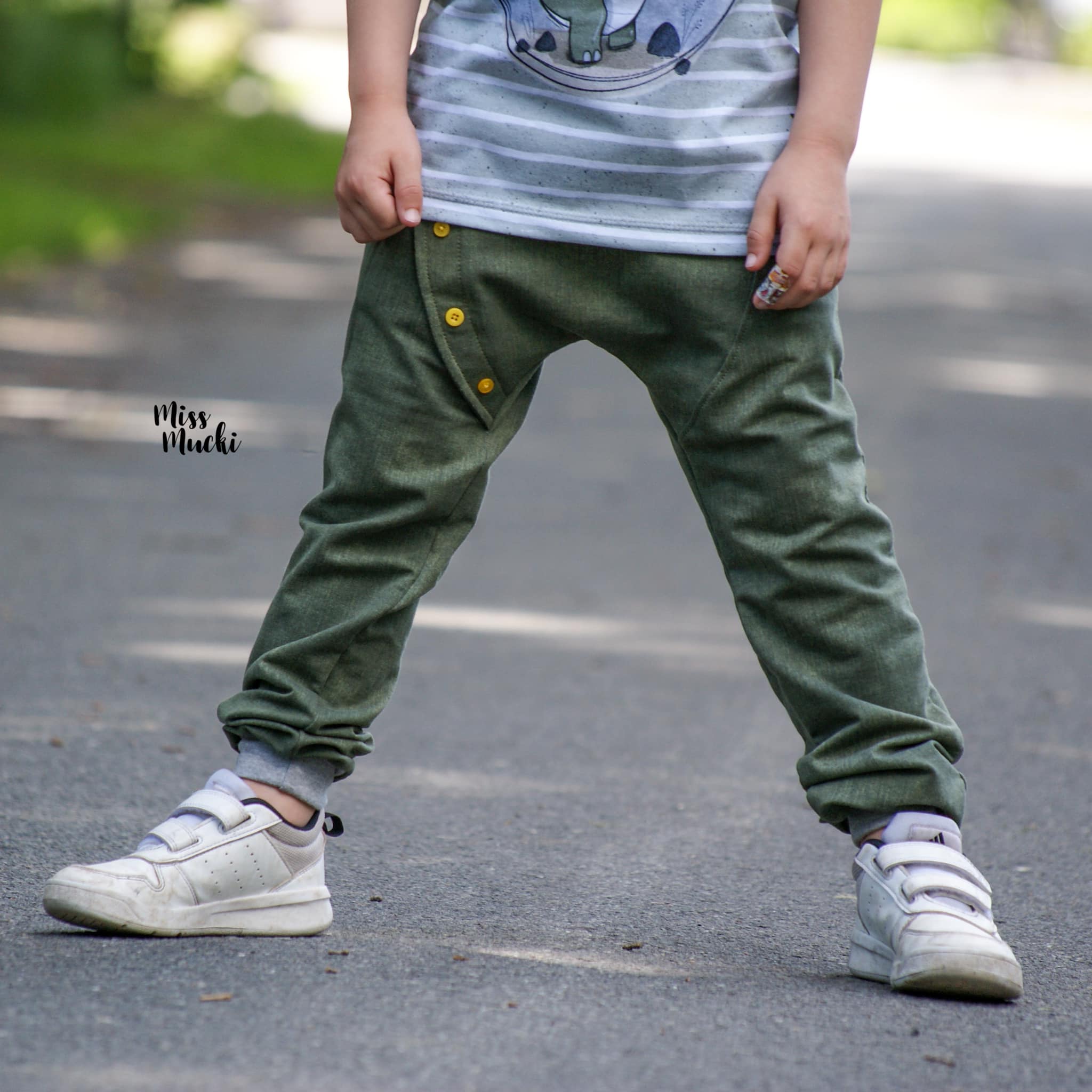 Schnittrebell Brooklyn Kids Baggyhose Papierschnitt 110-146
