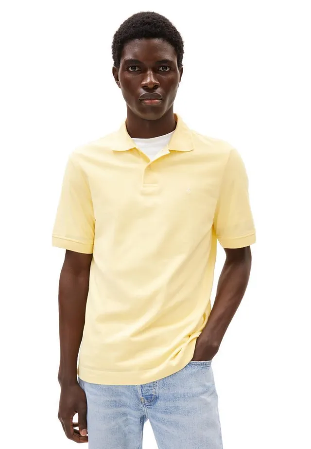 marlowe nature Maario Polo-Shirt early yellow Bio-Baumwolle
