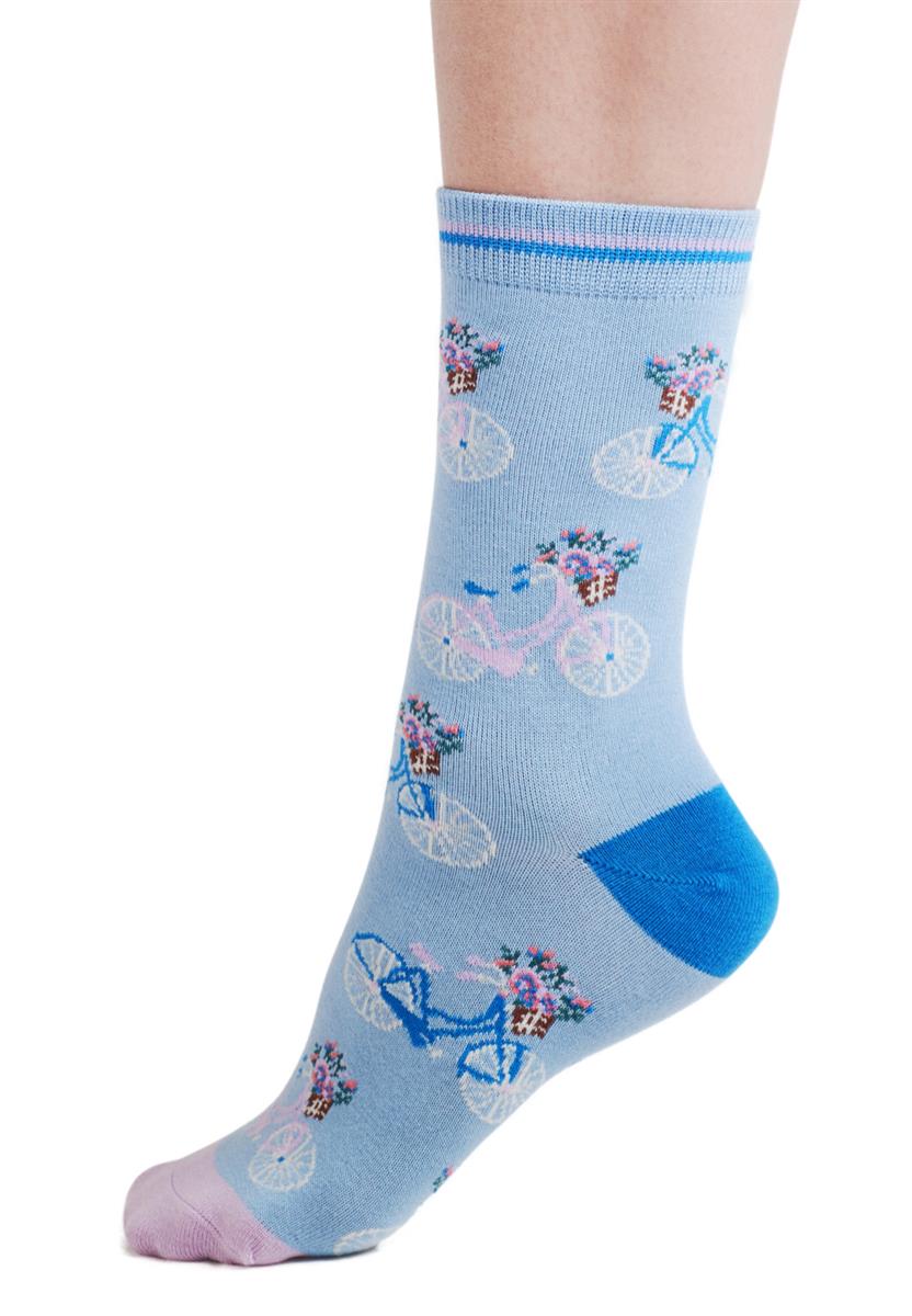 Marlowe Nature Rosette Bike Bamboo Socken indigo blue 37-41