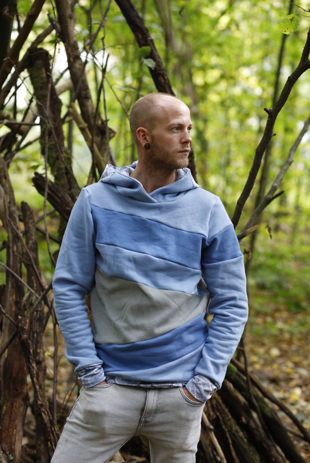 Schnittrebell Morris Hoodie Schnittmuster XS-XXXL Teilungen