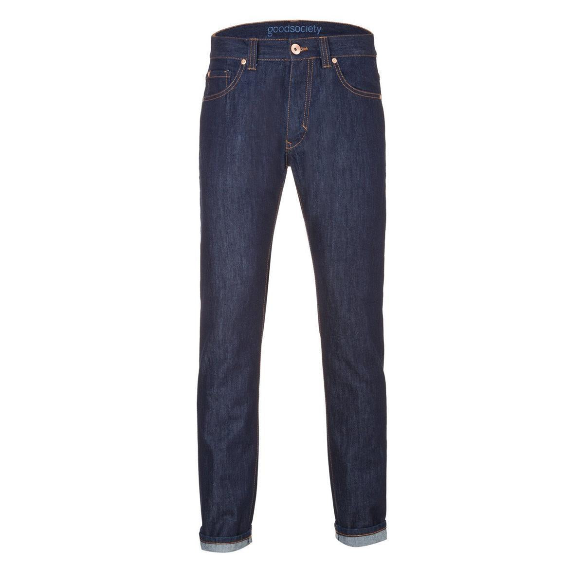 GoodSociety Viterbo Jeans Slim Straight kyanos Bio-Denim