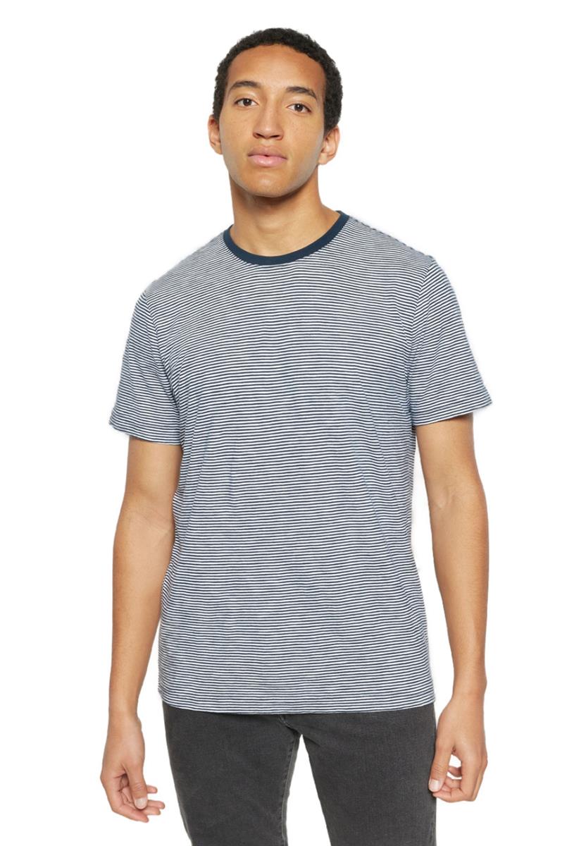 marlowe nature Striped T-Shirt Bio-Baumwolle blue stripe M