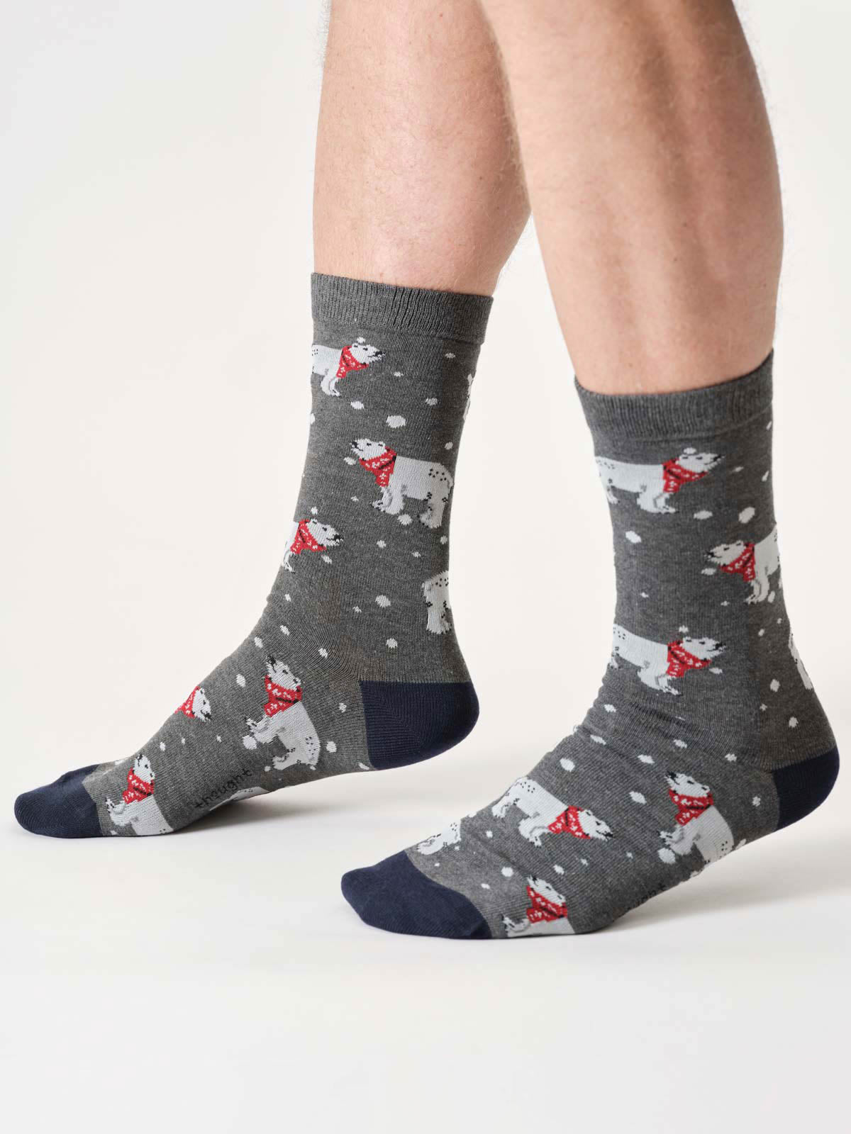 marlowe nature Christmas Animals Bamboo Socken 4er mid blue