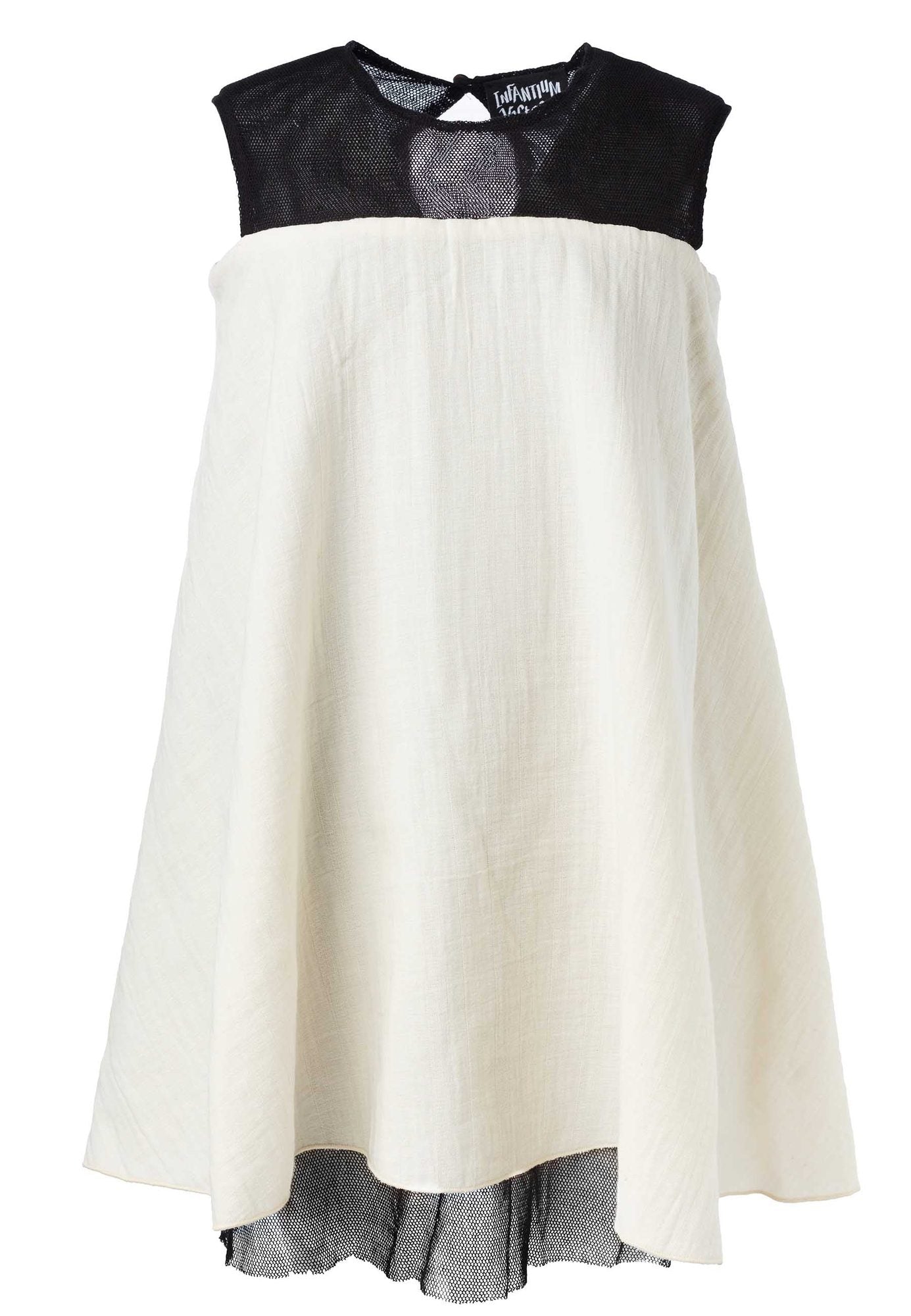 Infantium Victoria White Baby Doll Kleid Weiß Musselin 68