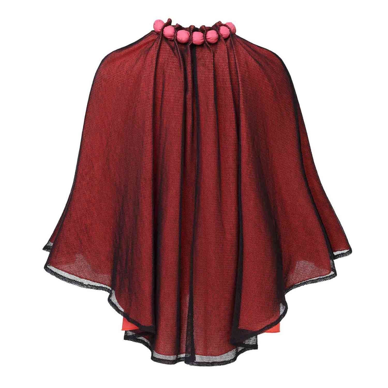 Infantium Victoria Girls Cape Rot Tüll-Umhang 68-140 Baumwolle