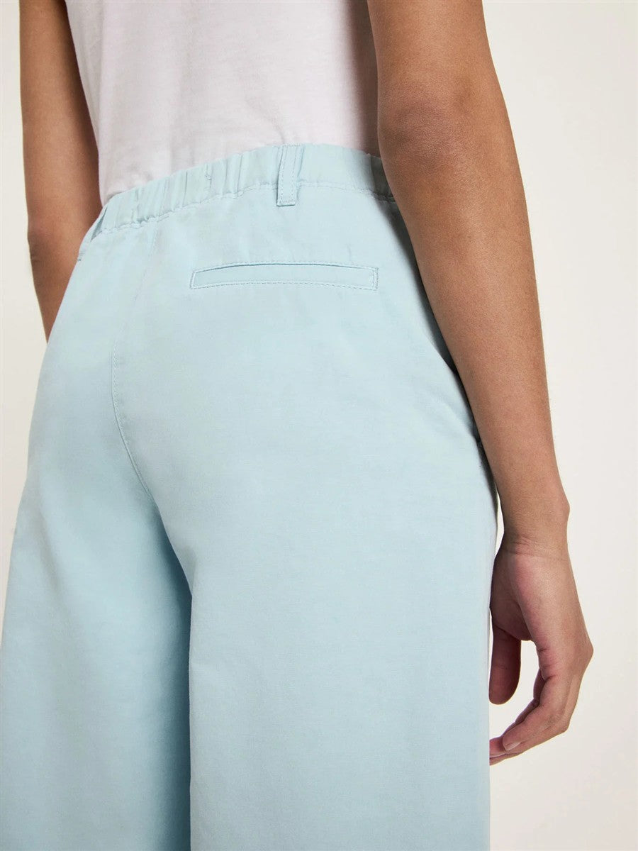 marlowe nature Verkürzte Hose fog Bio-Leinen weites Bein
