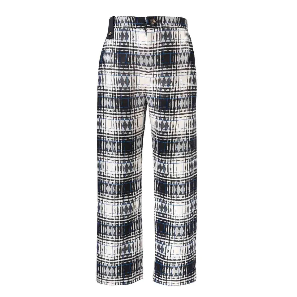 Infantium Victoria Tartan Cotton Weekend Pants Kinderhose grau