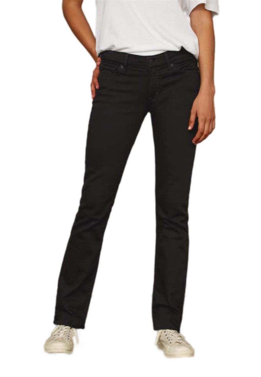 marlowe nature Emi Jeans stay black rinse Bio-Baumwolle