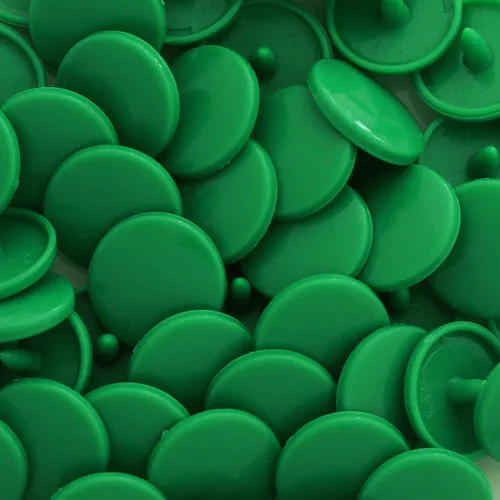 Kam Snaps Plastic Snaps B51 Druckknöpfe 1000 Sets kellygrün
