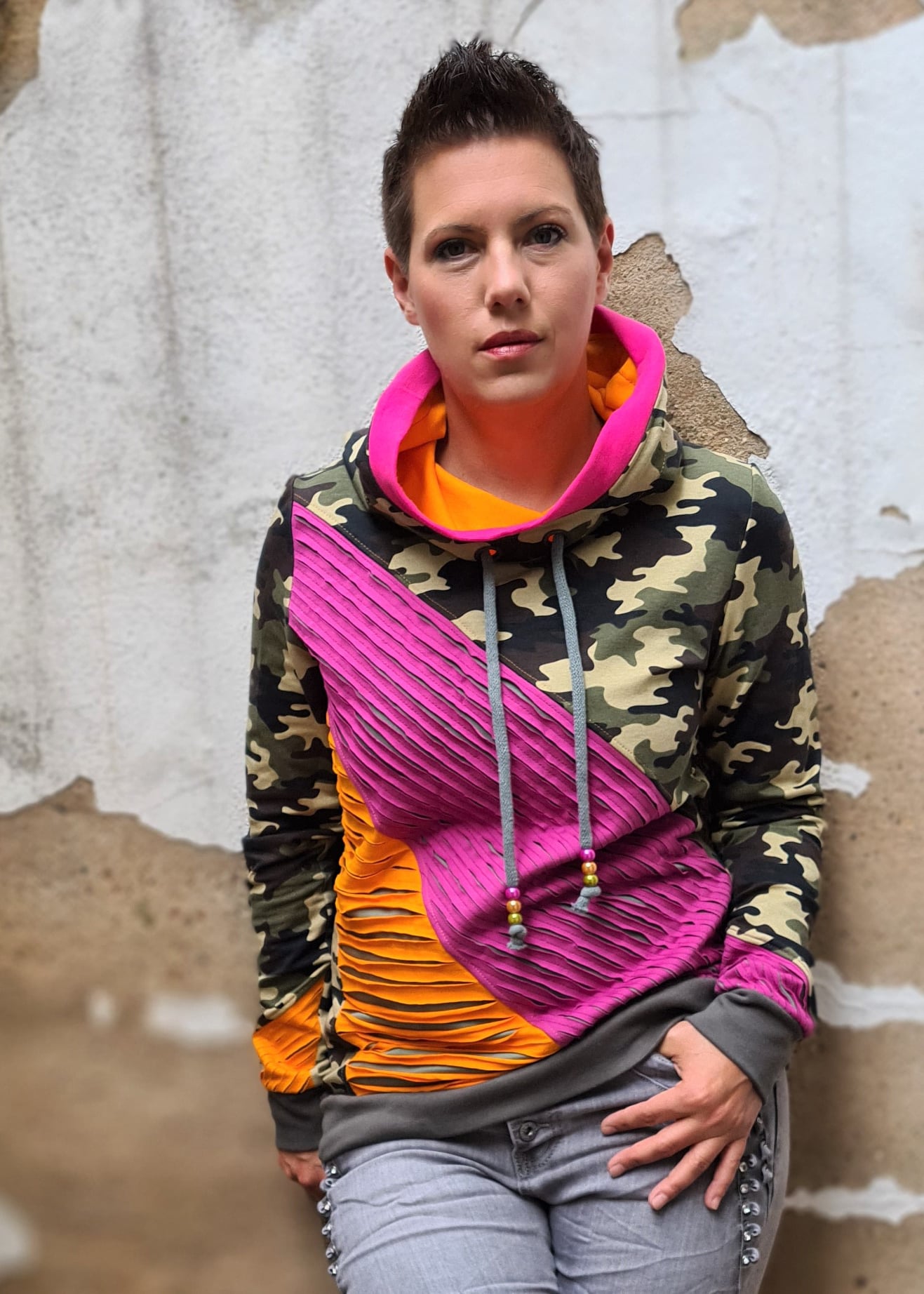 Schnittrebell Solea Hoodie Schnittmuster A0 Gr. 34-54 Kapuze