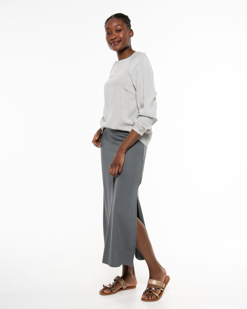 marlowe nature Raglanbluse Bluse opal Viskose Ecovero