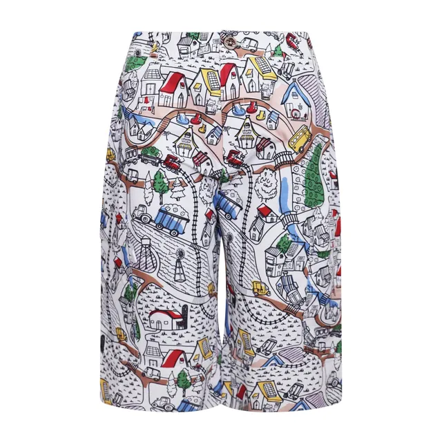Infantium Victoria Village Cargo Shorts Bio-Baumwolle Weiß