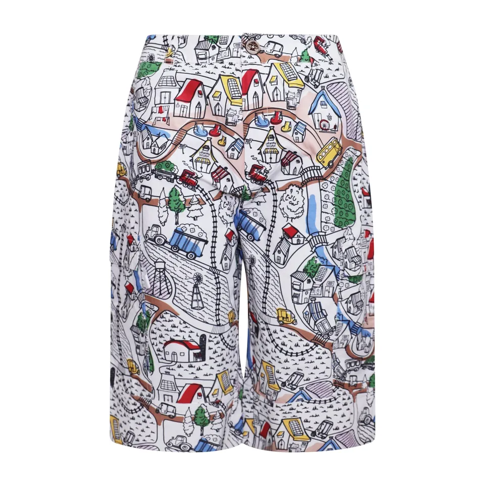 Infantium Victoria Village Cargo Shorts Bio-Baumwolle Weiß