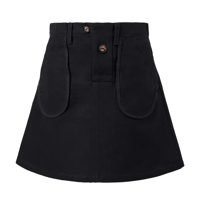 Infantium Victoria Kids Mini Skirt Rock schwarz Baumwolle