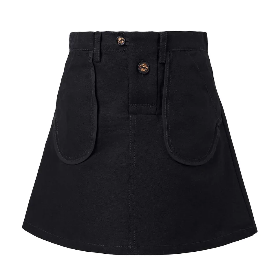 Infantium Victoria Kids Mini Skirt Rock schwarz Baumwolle