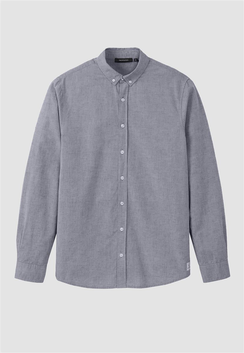 marlowe nature Shirt Corn Hemd blue Bio-Baumwolle
