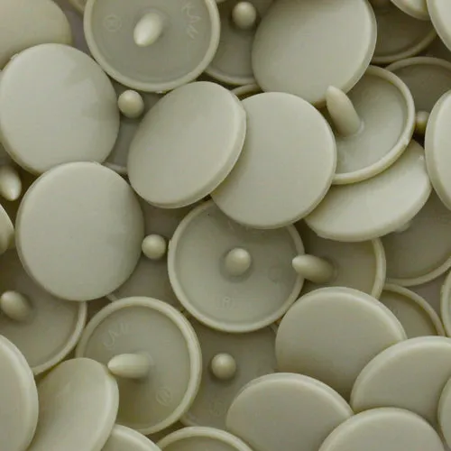 Kam Snaps Plastic Snaps B23 Druckknöpfe Beige 50 Sets extra lang