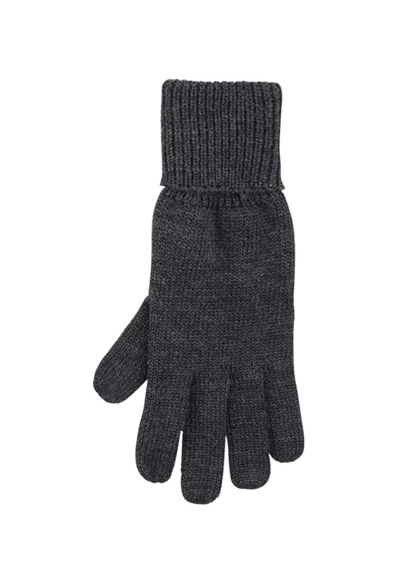 Pure Pure Damen Handschuh anthrazit Merinowolle
