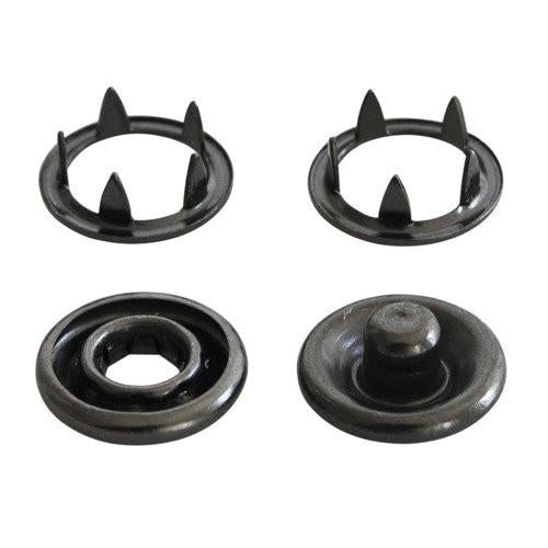 KAM Metal Snaps Gr.16 Druckknöpfe gunmetal 50 Sets