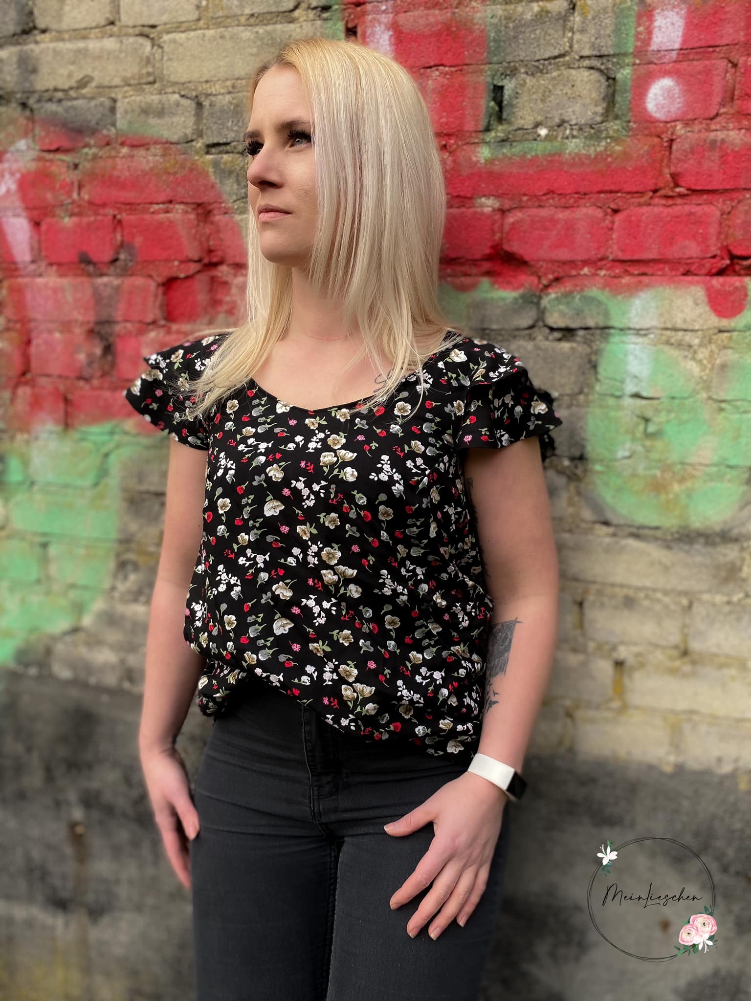 Schnittrebell Anouk Bluse Papierschnitt 34-52 Webware