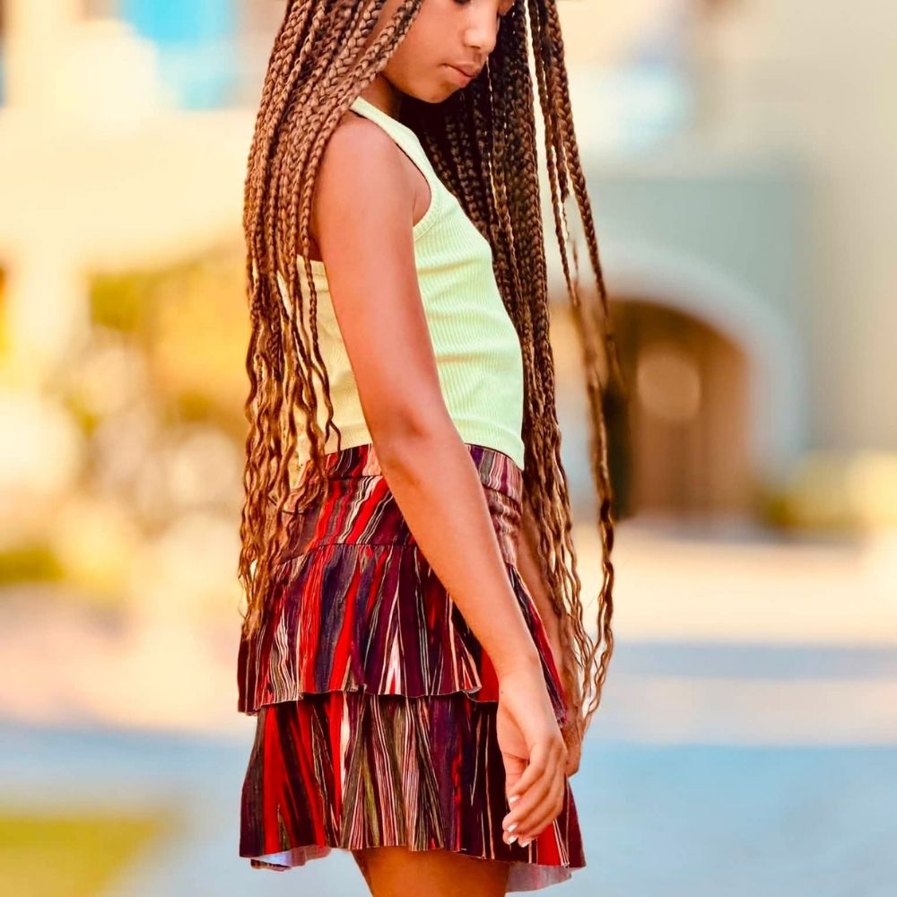 Moeve Design Mini Skort sVolängli Gr.86-158 Schnitt