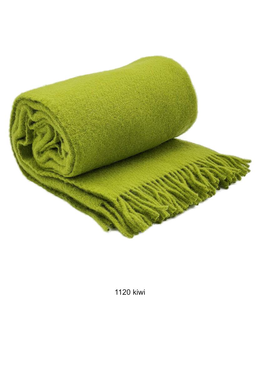 Marlowe Nature Basic Wolldecke 130x200 buttercup Schurwolle