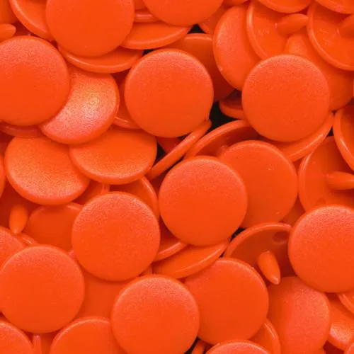 Kam Snaps B52 Druckknöpfe Dunkelorange matt 50 Sets