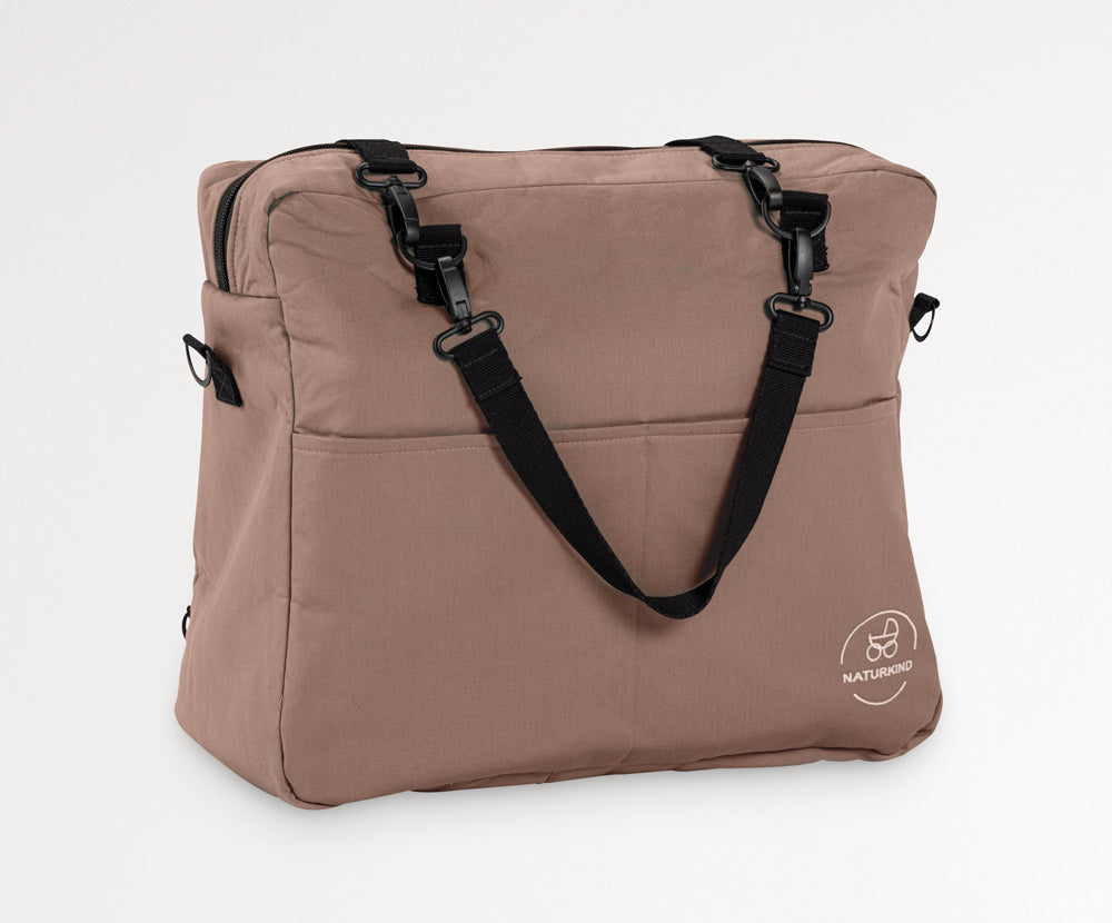 Naturkind Zubehör Wickeltasche Cord Cognac Rucksack