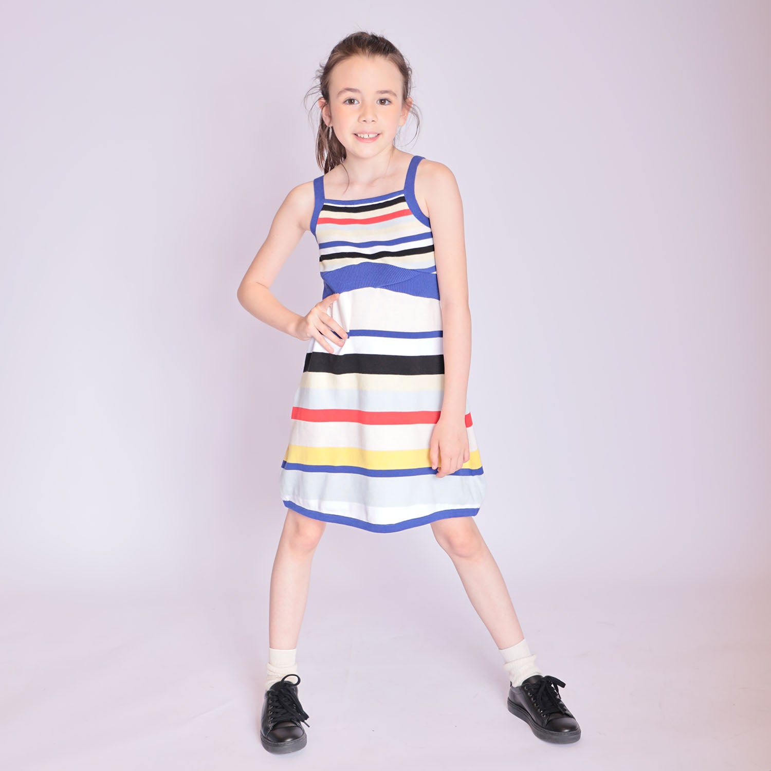 Infantium Victoria Striped Beach Dress Kleid cobalt gestreift
