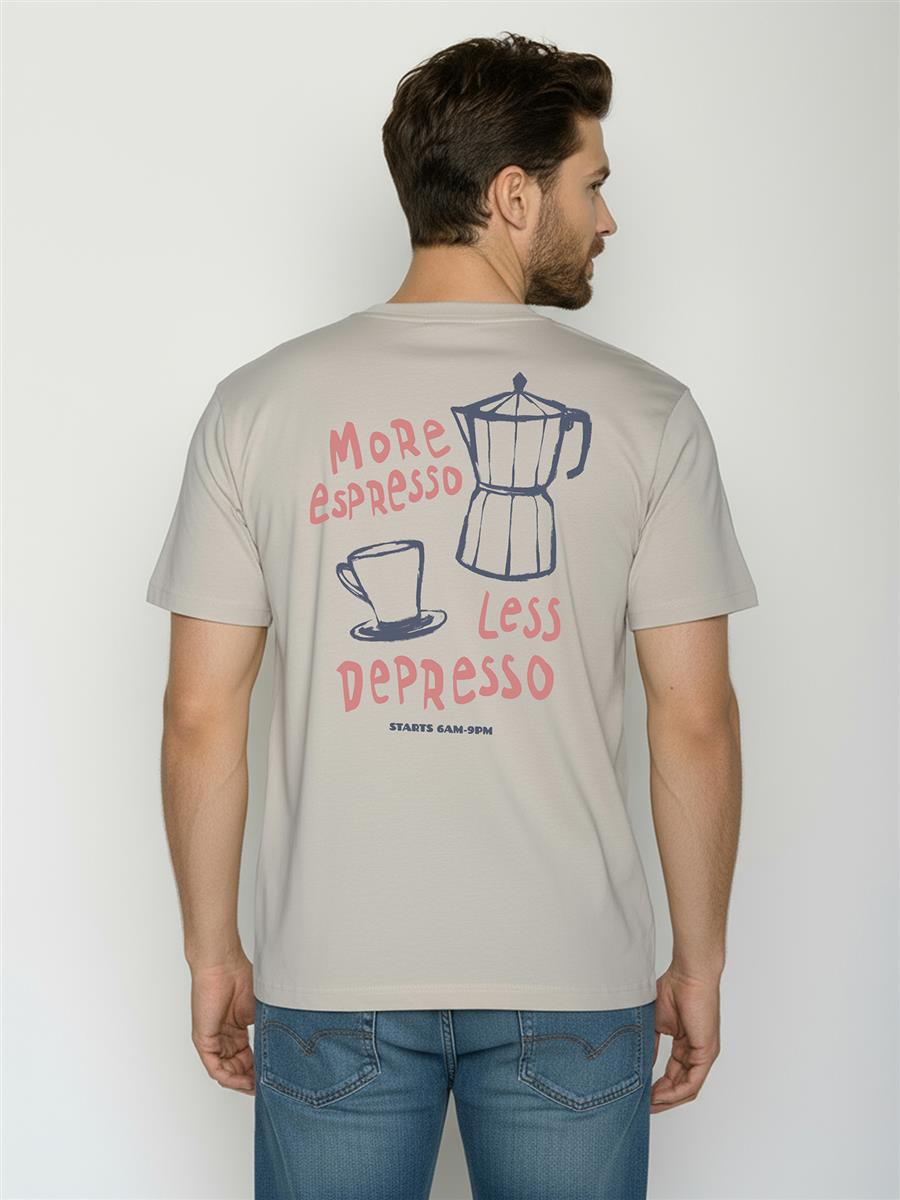marlowe nature Espresso Fusion Shirt sandstone S Bio-Baumwolle