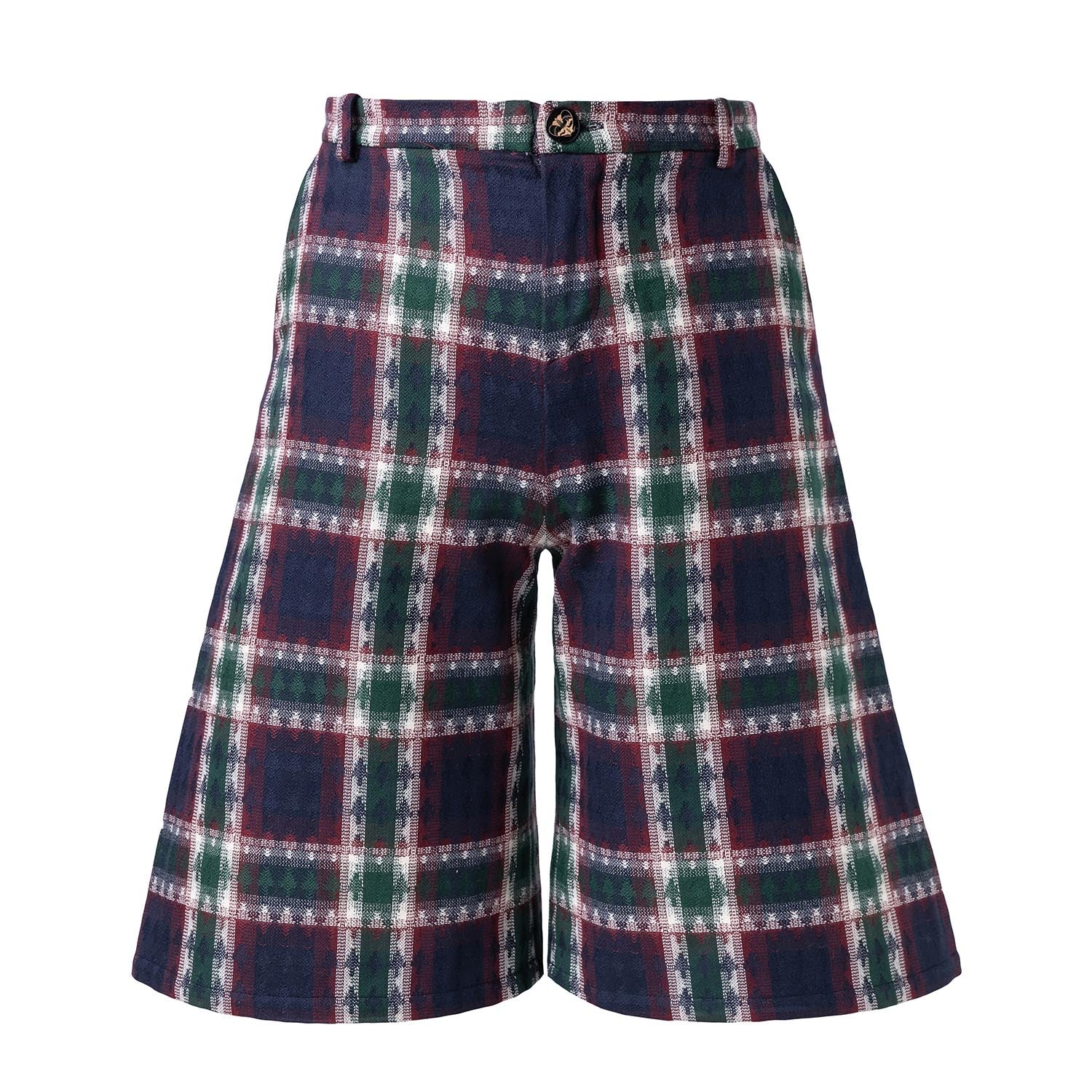 Infantium Victoria Tartan Culottes Kinder Bordeaux Baumwolle