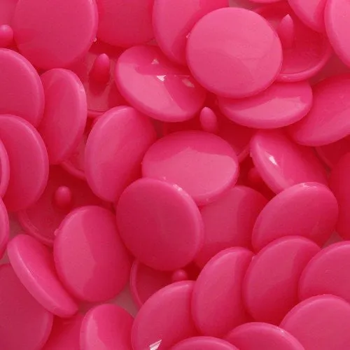 Kam Snaps B47 Neon Pink Druckknöpfe Gr.20 extra lang 50 Sets